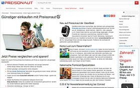 Preisonaut.de Preisvergleich-Portal
